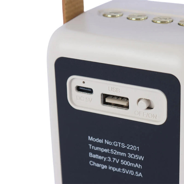 اسپیکر بلوتوثی قابل حمل گریت نایس مدل GTS-2201