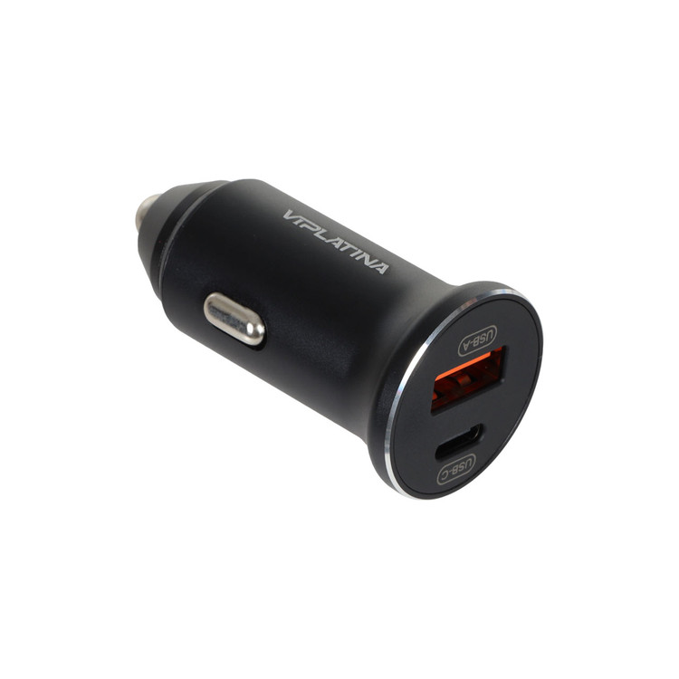 شارژر فندکی فست و PD دو پورت VIPLATINA مدل VK16 60W