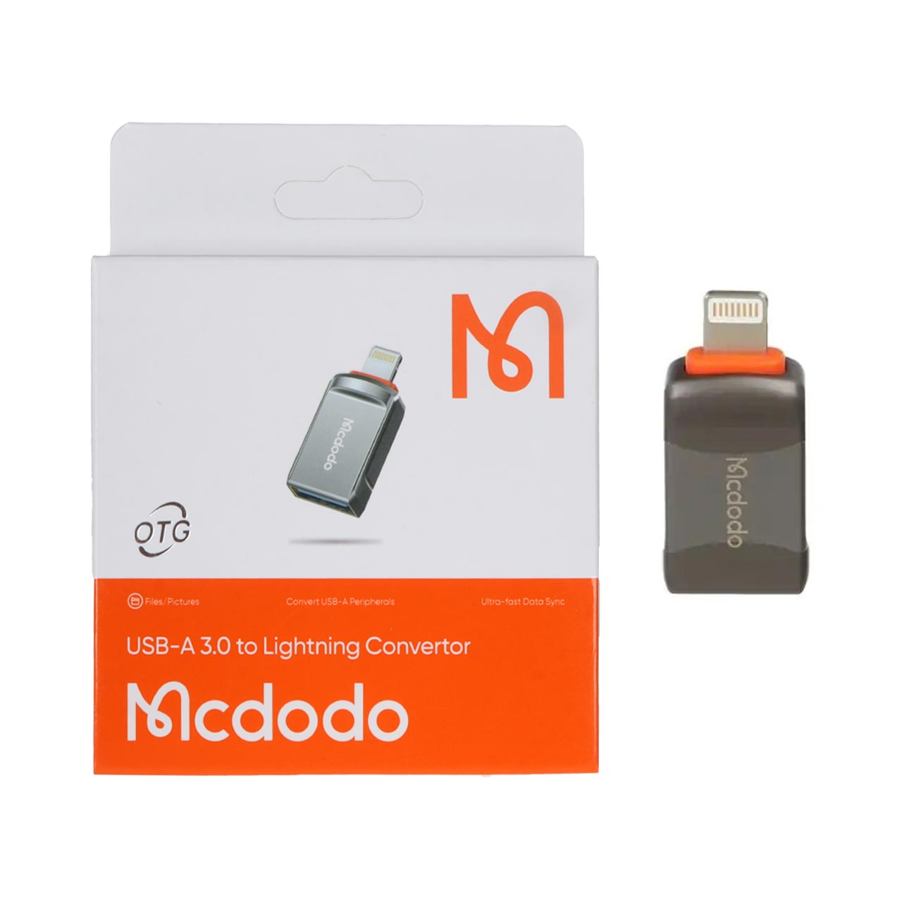 تبدیل  OTG  مک دودو  Mcdodo OTG USB3.0 TO Lightning مدل OT-860