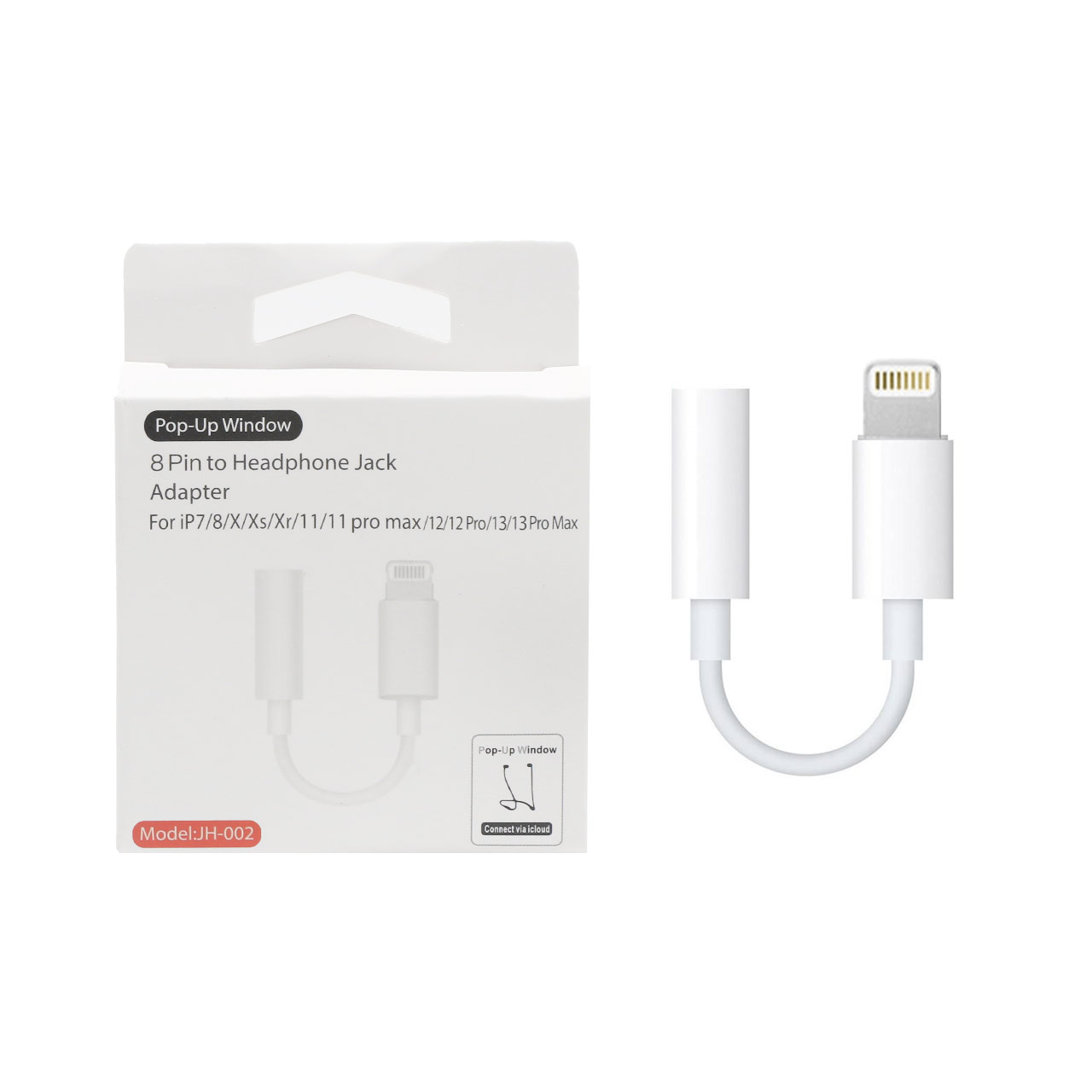 تبدیل iphone به جک 3.5 میلی متری مدل JH-002