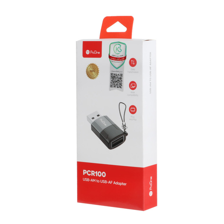 تبدیل ProOne USB-AM TO USB-AF مدل PCR100