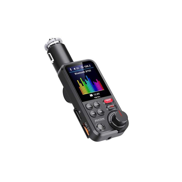 شارژر فندکی و پخش کننده FM بلوتوث Tsco مدل BFM 2220