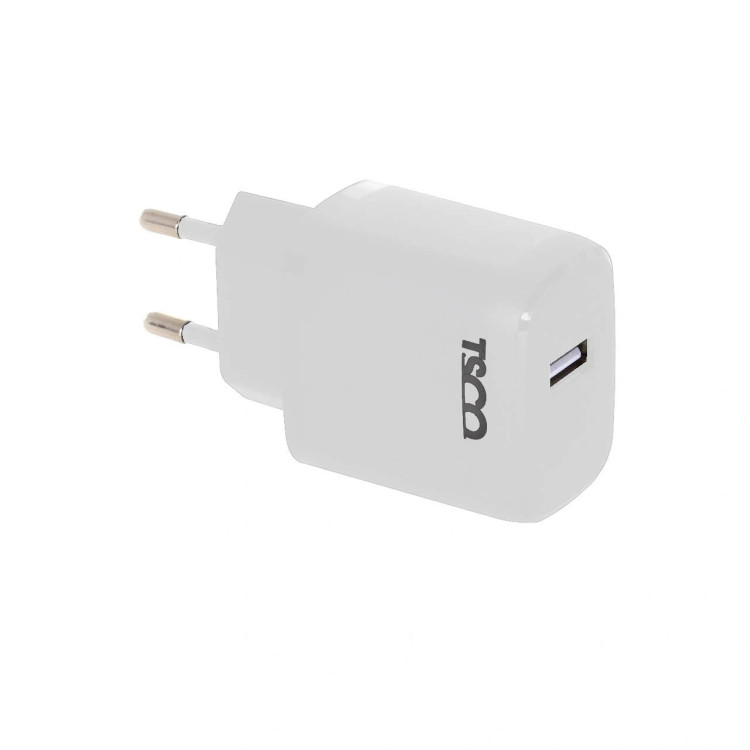 شارژر دیواری تک پورت TSCO مدل TTC 165 10W همراه با کابل شارژ TYPE-C(گارانتی 12 ماهه تسکو)