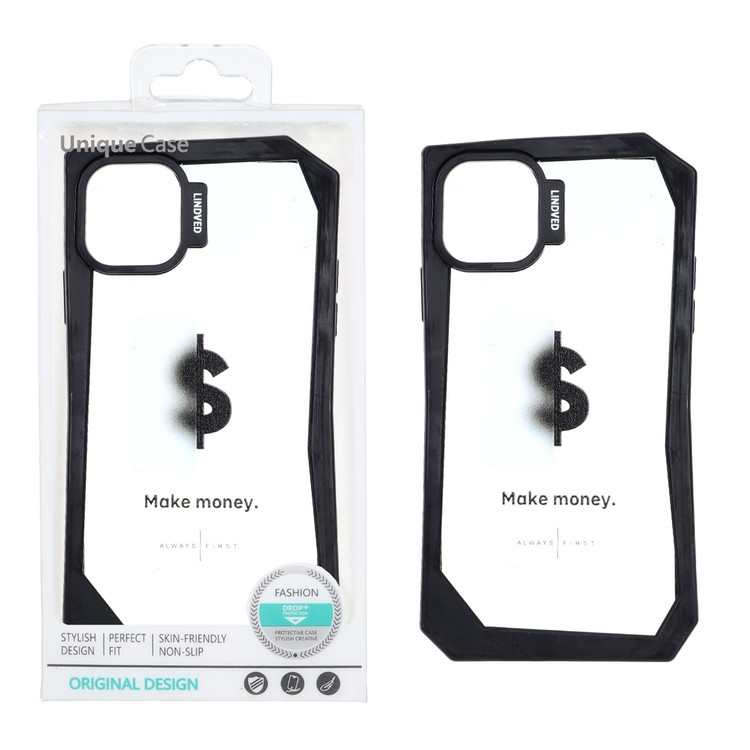 قاب Lindved شفاف طرح دار Apple iPhone 13 / iPhone 14