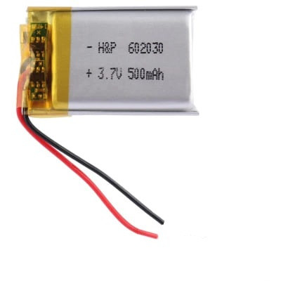 باتری لیتیوم 500mAh 20*30*6mm 602030