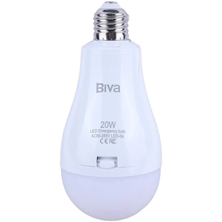 لامپ شارژی اضطراری ۲۰ وات بیوا Biva LED-04