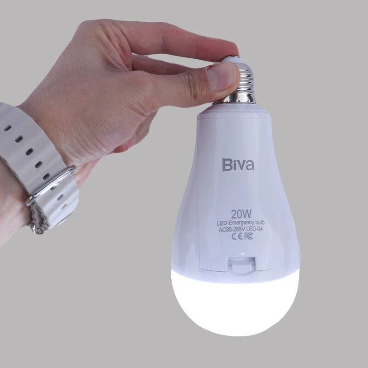 لامپ شارژی اضطراری ۲۰ وات بیوا Biva LED-04