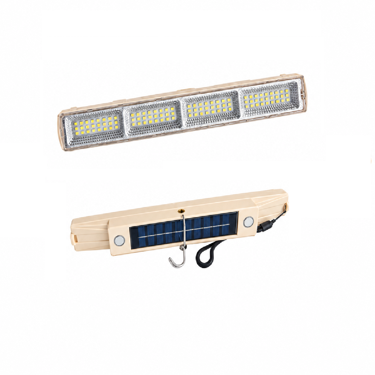 چراغ اضطراری کمپینگ + پنل خورشیدی lamp tube T3-30